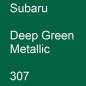 Preview: Subaru, Deep Green Metallic, 307.